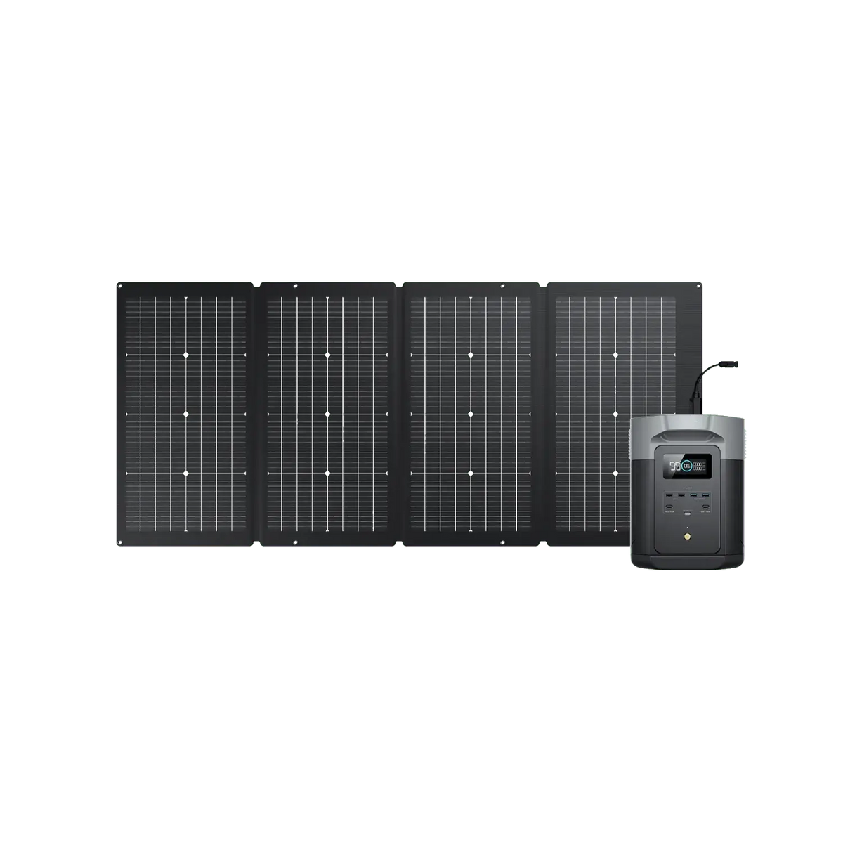 EcoFlow DELTA 2 MAX+ Nextgen 220W Bi-facial Solar Panel EcoFlow