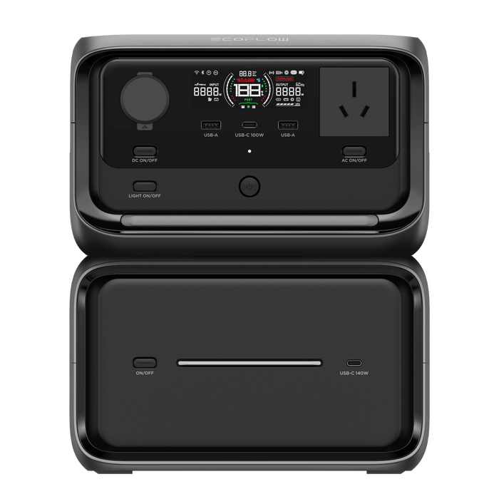 Ecoflow RIVER 3 Max Plus Portable Power Station | 600W | 858Wh EcoFlow