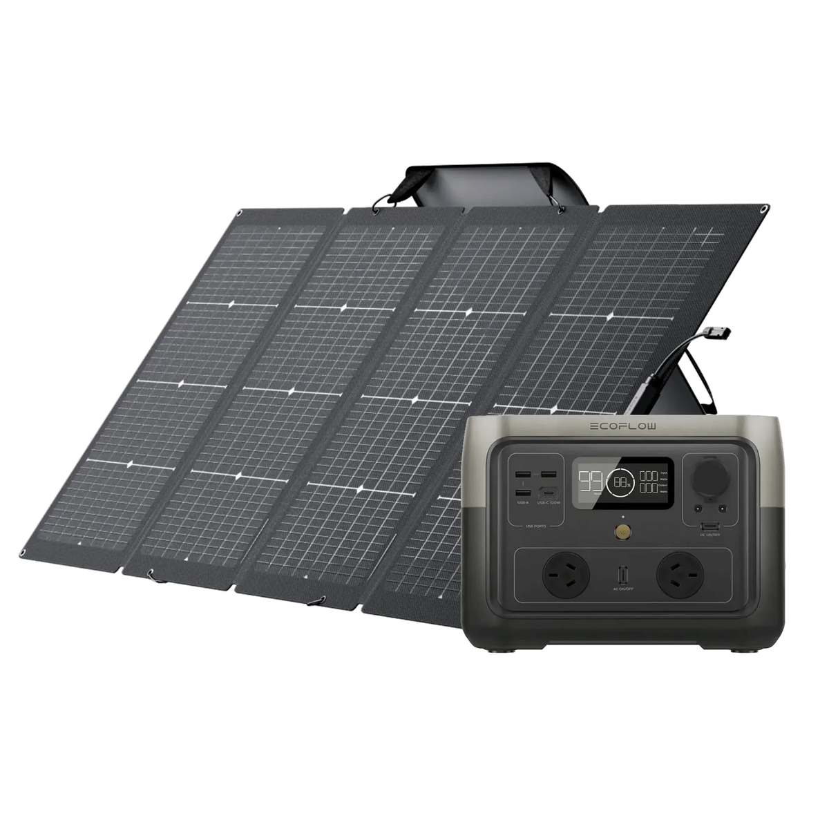 Ecoflow River 2 max+220W Portable Solar Panel FairTools