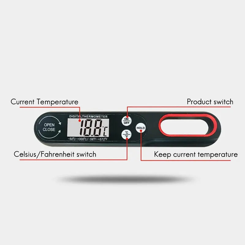 Food Thermometer Barbecue Thermometer Folding Style ThermoPro