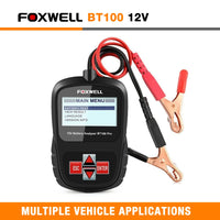Foxwell BT100 12V Car Battery Tester - FairTools Foxwell BT100 12V Car Battery Tester