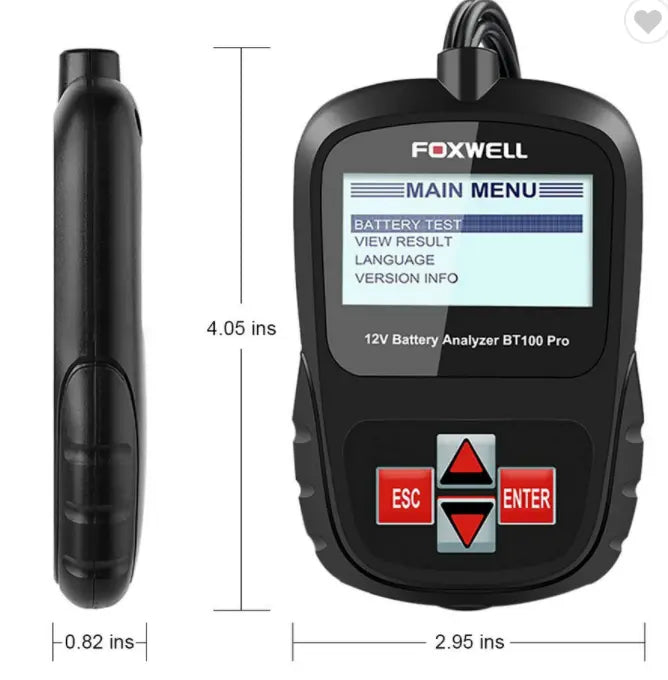 Foxwell BT100 12V Car Battery Tester
