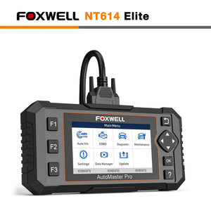 Foxwell NT614 Elite OBD2 Diagnostic Scanner ABS SRS Engine EBP Oil Reset Car Scan Tool
