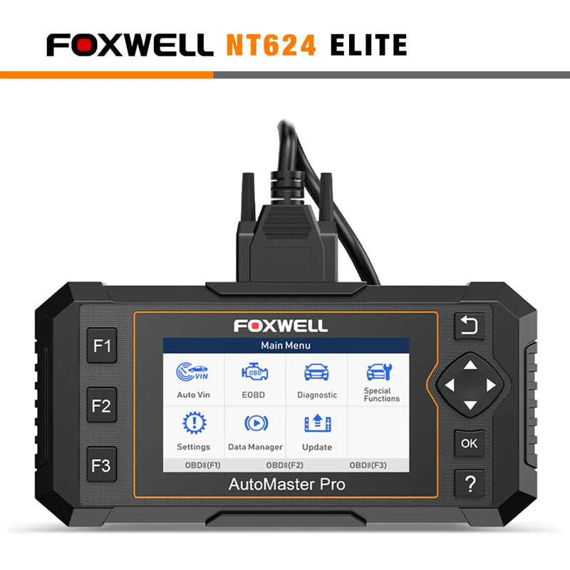 Foxwell NT624 Elite OBD2 EOBD Automotive Scanner Full System Foxwell