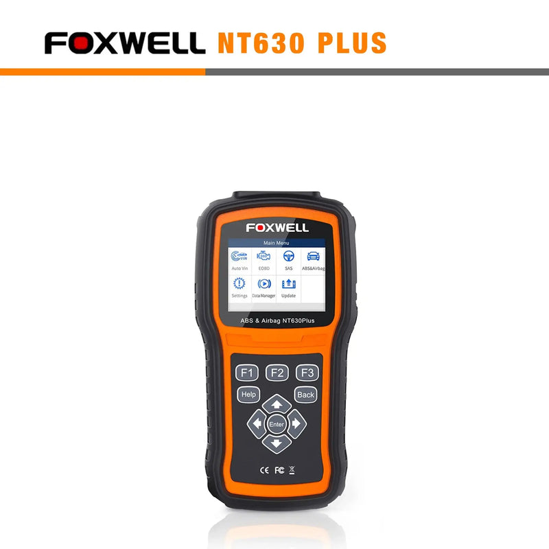 Foxwell OBD2 Code Reader NT630 Plus SRS ABS and Airbag Reset Diagnostic Car Scanner Foxwell