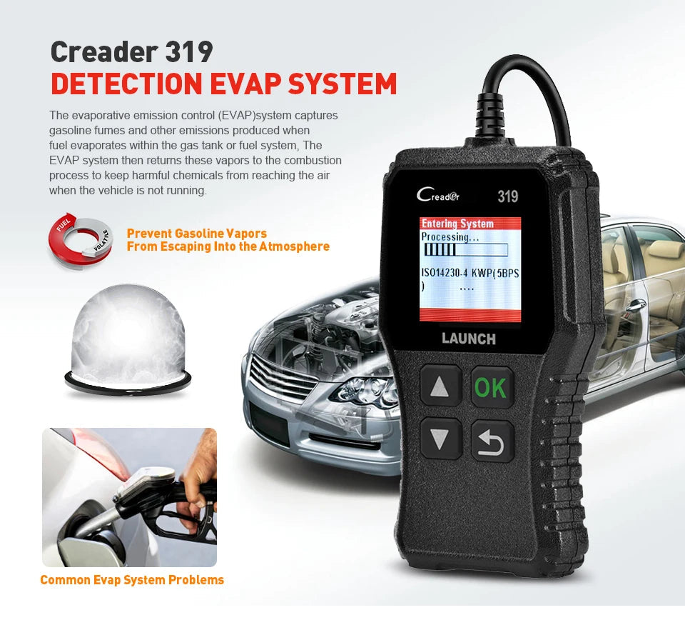 LAUNCH CR319 OBD2 Scanner Engine Code Reader LAUNCH