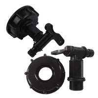 IBC 1000L Black Garden Water Tank Hose Adapter FairTools
