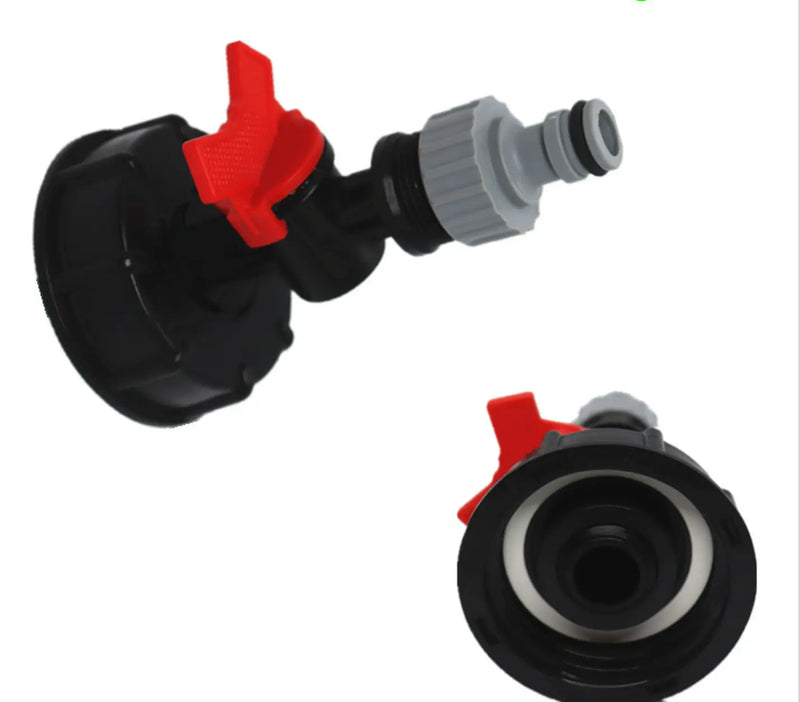 IBC Water Tank Outlet Connector Hose Fittings Connection Garden Tap Plastic Adapter FairTools