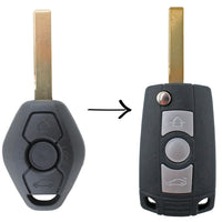 BMW X3, X5, Z4 & 3/5/7 Series 3 Button Flip Key Remote