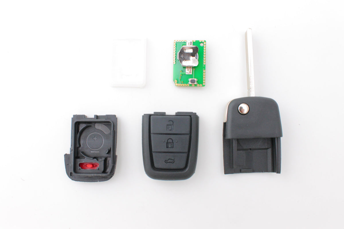 Holden VE Commodore & Statesman 3 Button Remote Flip Key