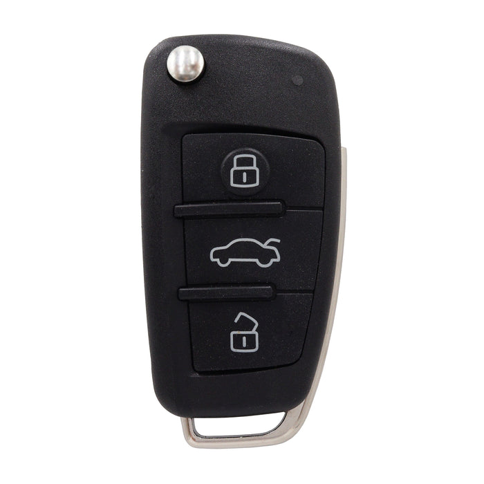 Audi A2, A3, A4 & A5 3 Button HU66 Flip Key