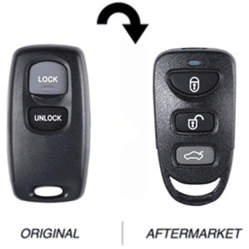Mazda 626 & 323 2 Button 433MHz Key Fob