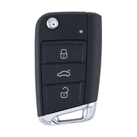 Volkswagen Golf, Passat & Tiguan 3 Button HU66 Flip Key