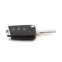 Volkswagen Golf, Passat & Tiguan 3 Button HU66 Flip Key