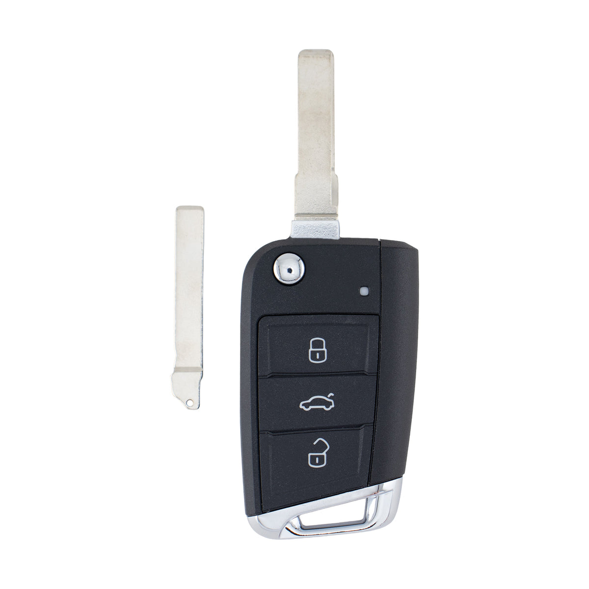 Volkswagen Golf, Passat & Tiguan 3 Button HU66 Flip Key