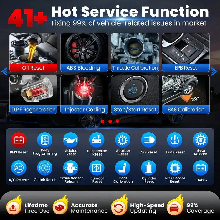 LAUNCH X431 PRO3S+ Elite 10.1" Bi-Directional Full System Diagnostic Scan Tool Launch