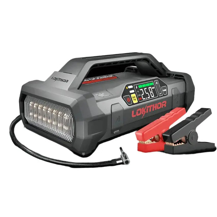 LOKITHOR JA2500 Jump Starter & Inflator with LiFePO4-Tech 2500Amp Lokithor