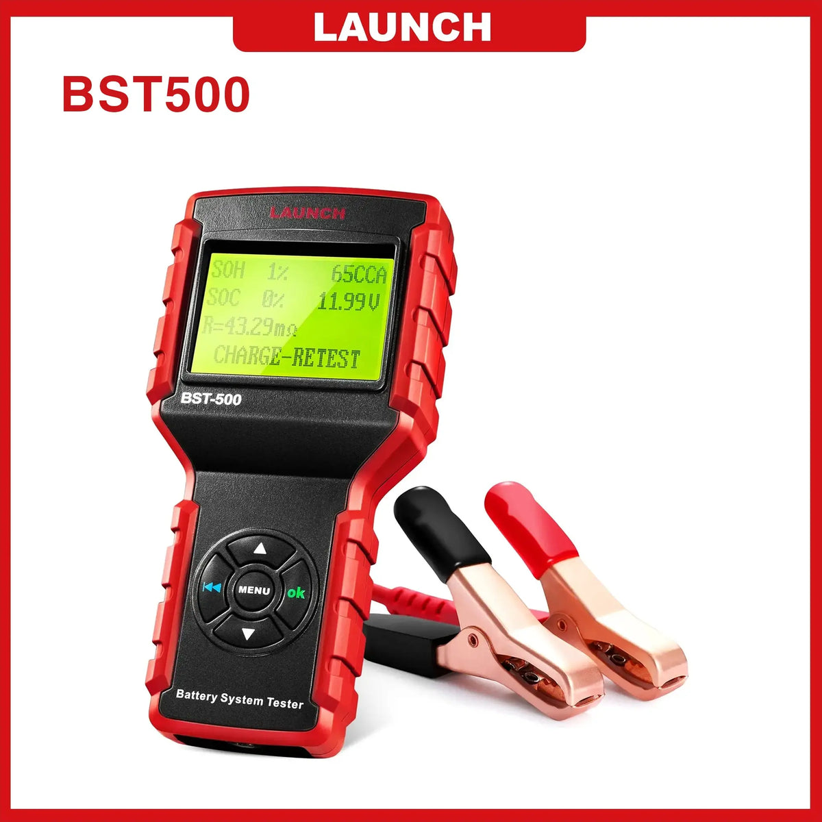 Launch BST-500 Car Battery Tester 12V Automotive Battery Load Tester Launch