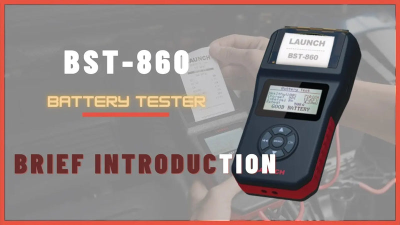 Launch BST-860 battery tester system