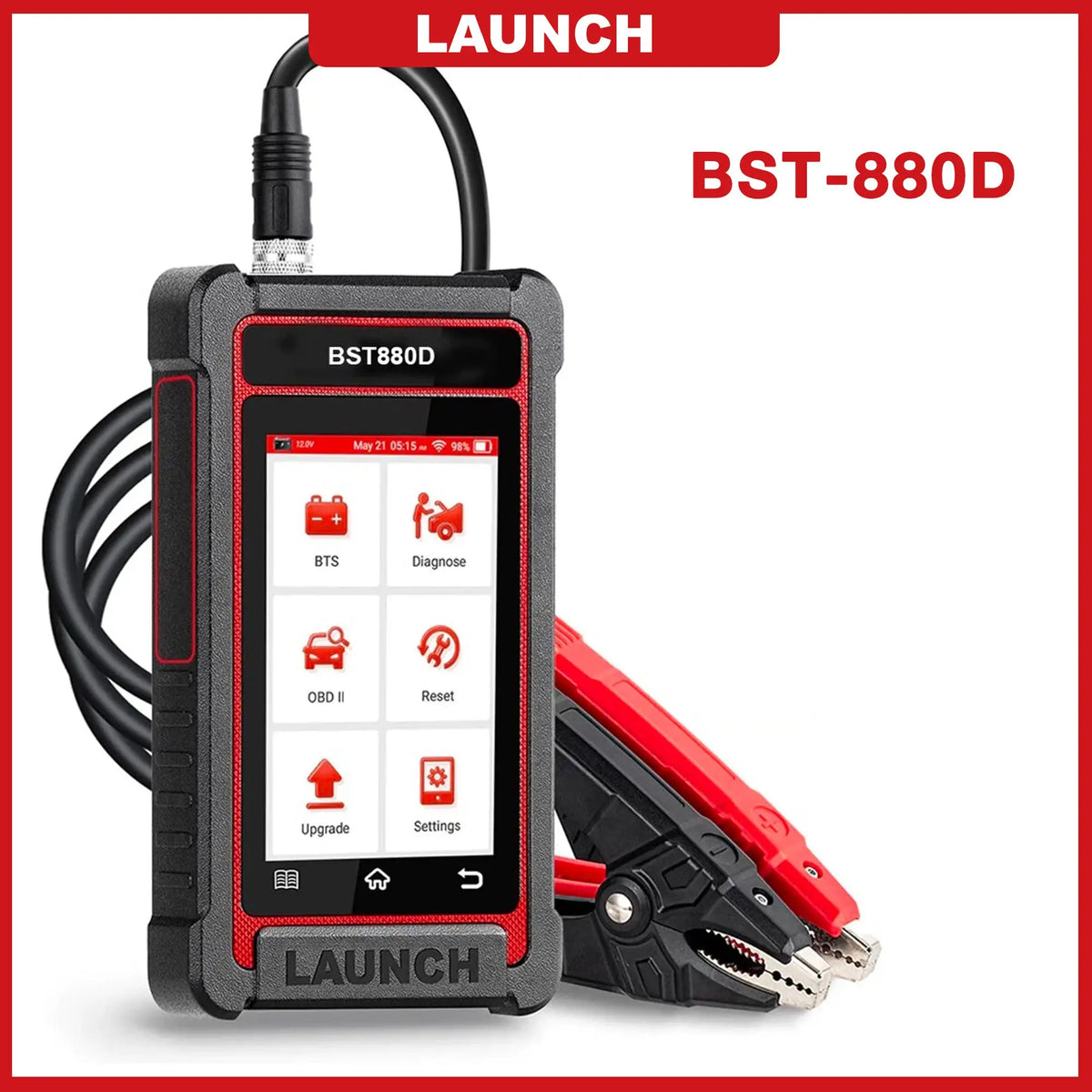 Launch BST-880D Code Reader & Battery Tester Launch