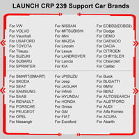 OBD2 Car Diagnostic Scan Tools - Launch CRP239