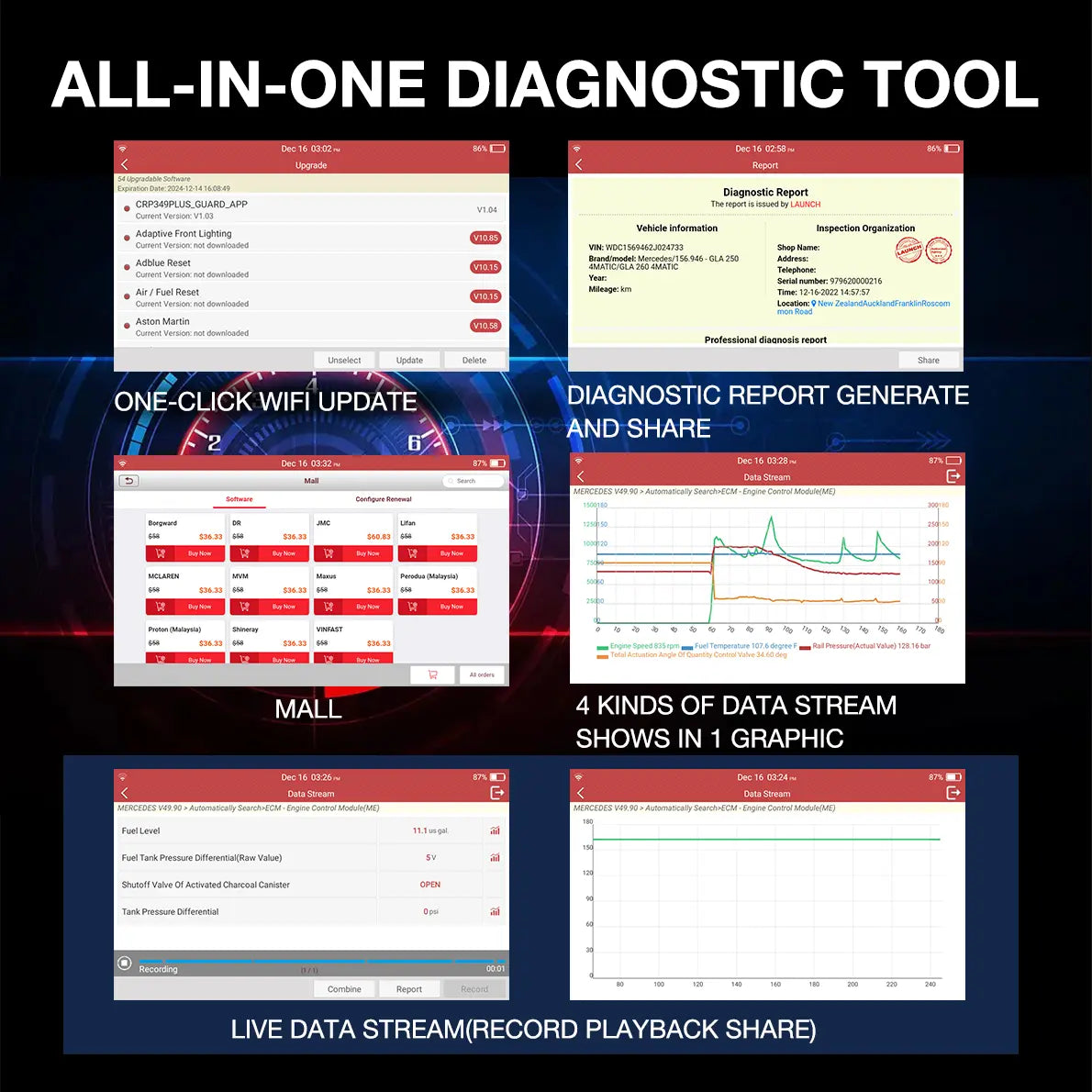 Launch CRP359 Professional Car Code Reader OBD2 Car Scan Tool - FairTools