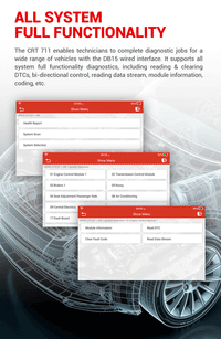 Launch CRT711 TPMS Relearn Programming Scanner FairTools