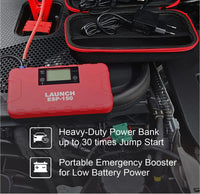 Launch ESP-150 Car Jump Starter Portable Car Battery Booster with LED Light Bulb and Jumper Cable 500A 15,000mAh - FairTools