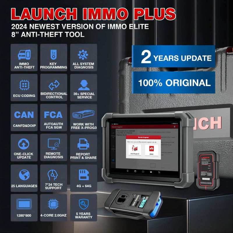 Launch X-431 IMMO PRO Complete Key Programming & Diagnostic Solution Launch
