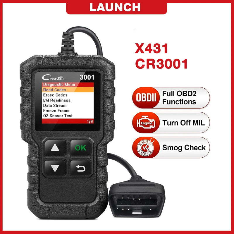 Launch X431 CR3001 Car Full OBD2 /EOBD Code Reader Diagnostics Scanner Launch