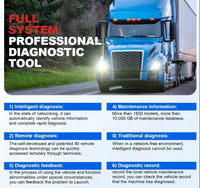 Launch X431 PRO 3 SE HD 24V Heavy Duty Diagnostics Launch