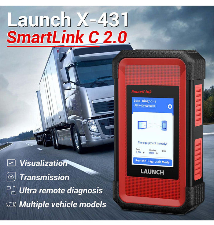 Launch X431 SmartLink C V2.0 Remote Diagnosis Heavy-Duty Truck Module - FairTools