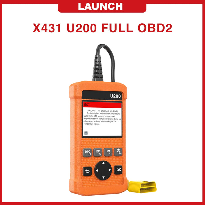 Launch X431 U200 Full OBD2 DTC Fault Code Car Scan Tool Diagnostic Scanner - FairTools Launch X431 U200 Full OBD2 DTC Fault Code Car Scan Tool Diagnostic Scanner