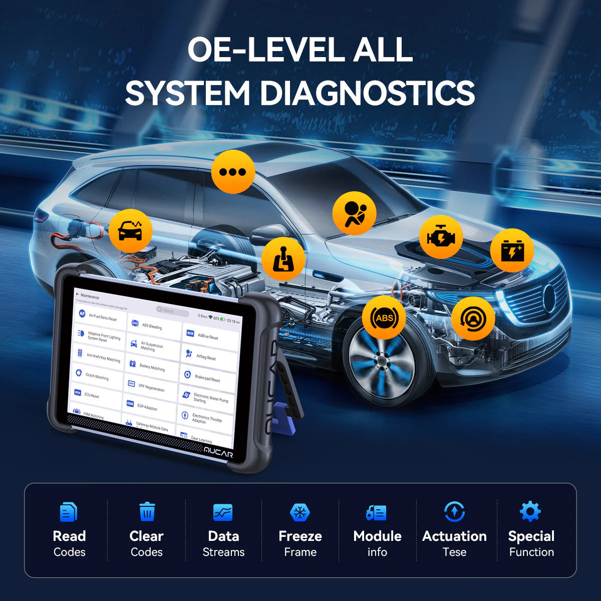 Thinkcar Mucar 892BT AI-Powered Diagnostics with ECU Coding & Bi-Directional Control Thinkcar