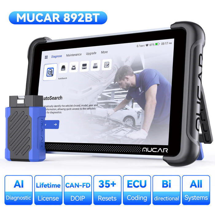 Thinkcar Mucar 892BT AI-Powered Diagnostics with ECU Coding & Bi-Directional Control Thinkcar