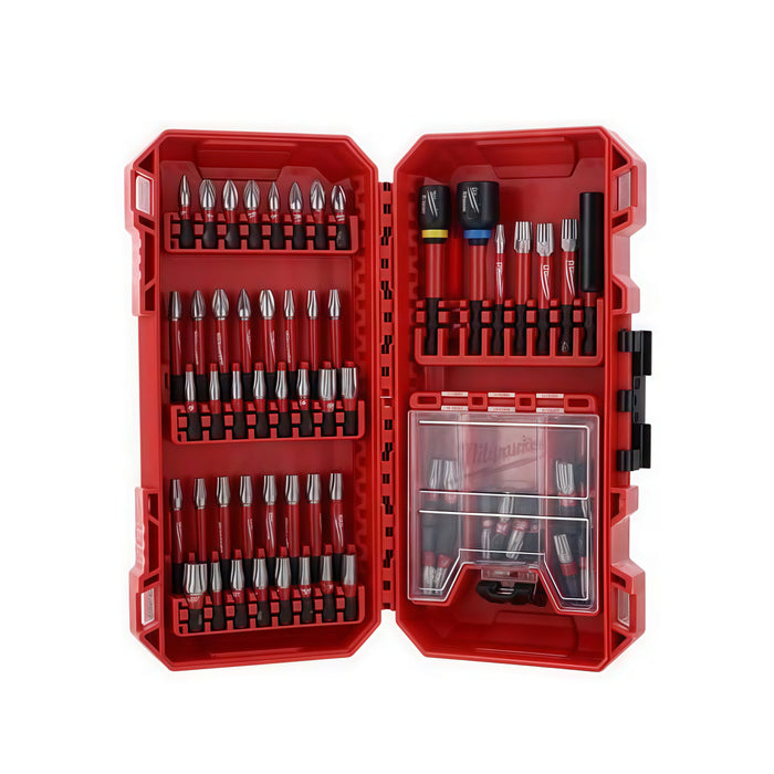 Milwaukee Shockwave 4932492008 Impact Duty Bit Set (TX, PZ, PH, HEX, TXBO, Accessories for Impact Wrenches and Screwdrivers) 75-Piece Milwaukee