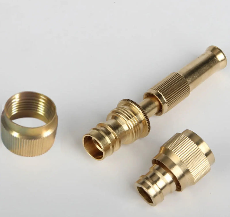 Nozzle Solid Brass 4" Adjustable Flexible Heavy Duty Set - FairTools Nozzle Solid Brass 4" Adjustable Flexible Heavy Duty Set