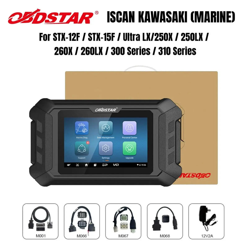 OBDSTAR iScan Marine Diagnostic Code Reading Code Clearing Data Flow Action Test - FairTools