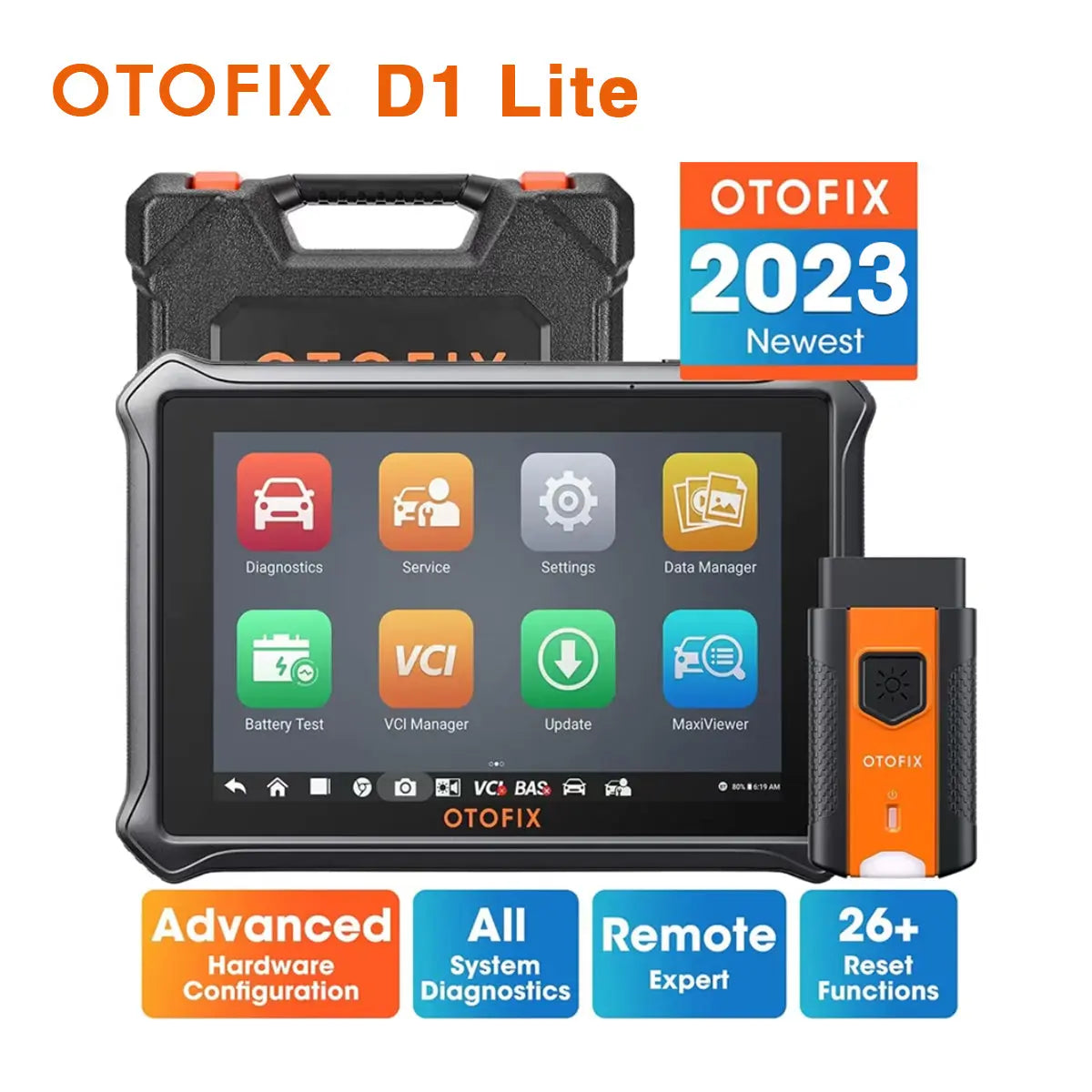 OTOFIX D1 Professional Diagnostic Scan Tool, Orange