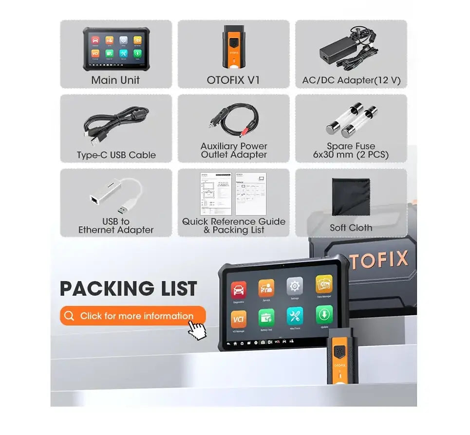 OTOFIX D1 ProS 10.4" Advanced Car Diagnostic Scan Tool otofix