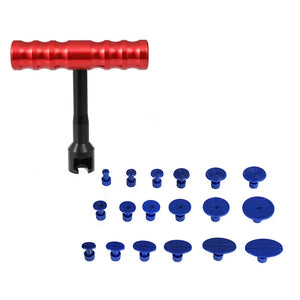 PDR T-Bar Car Body Panel Paintless Dent Removal Repair Lifter Tool 18 Puller Tab