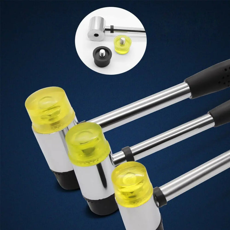 Rubber Hammer Mallet Soft Double Face Head Tools - FairTools Rubber Hammer Mallet Soft Double Face Head Tools