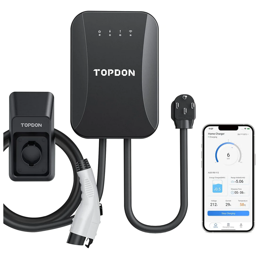 TOPDON PulseQ AC Home Level 2 EV Car Charger Topdon