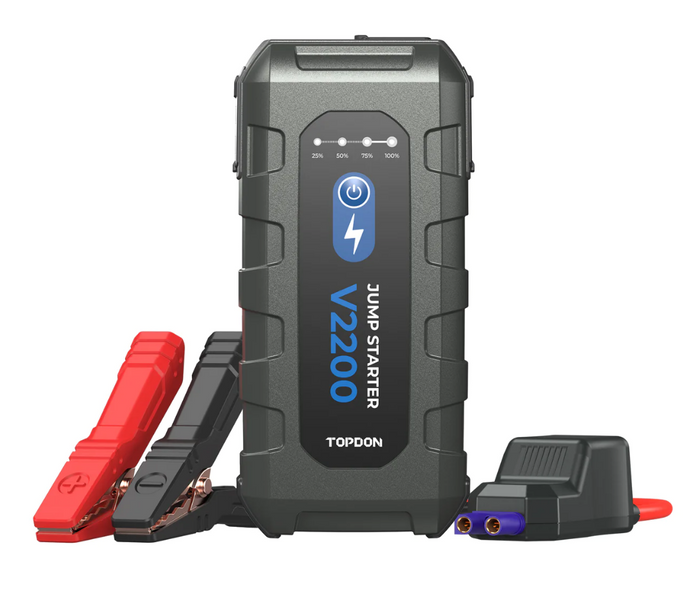 TOPDON V2200 2200A 12V Portable Car Emergency Kits Battery Charger Jump Starter FairTools