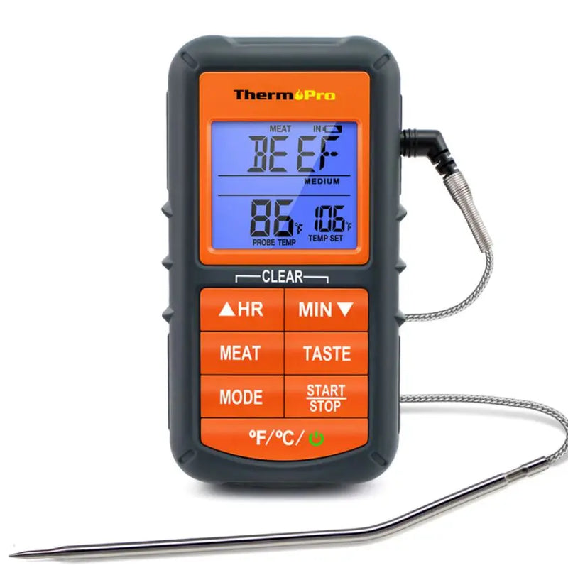 ThermoPro TP06B Digital Probe Kitchen Thermometer with Timer - FairTools ThermoPro TP06B Digital Probe Kitchen Thermometer with Timer