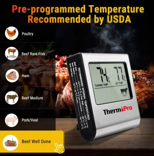 Thermopro TP16 Meat and BBQ Thermometer - FairTools Thermopro TP16 Meat and BBQ Thermometer