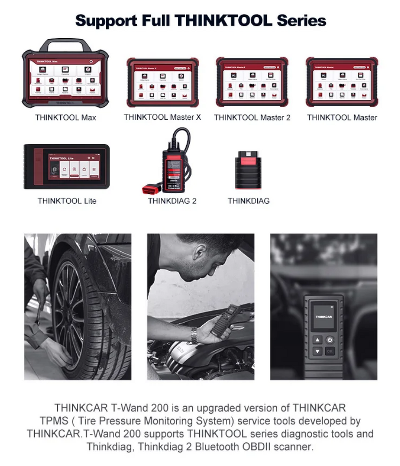 Thinkcar T-Wand 200 TPMS Activation & Programming Scanner Tool FairTools