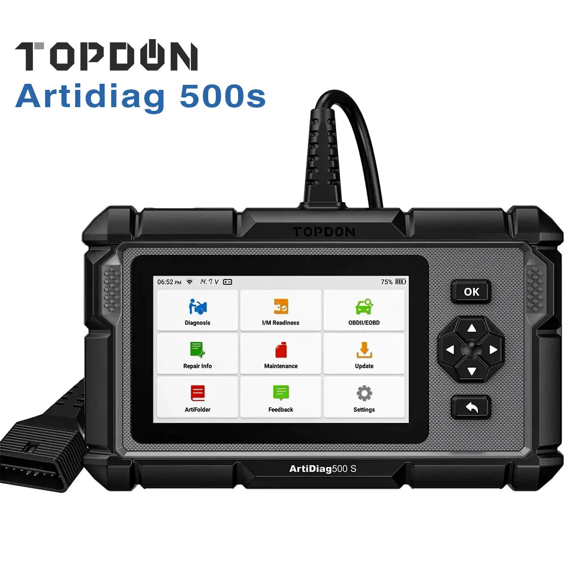 Topdon Artidiag 500s Car Code Tool Diagnostic Scan Tool Topdon