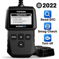 Topdon Artilink 200 OBDII Auto Diagnostic Tool Obd2 Car Fault Code Reader Scan Tool Topdon