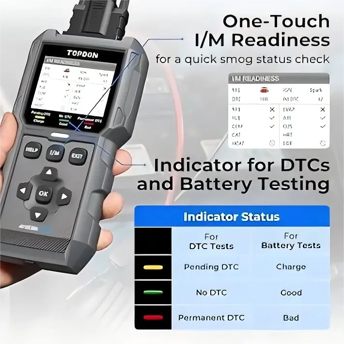 Topdon Artilink 500B Code Reader Battery Tester Topdon